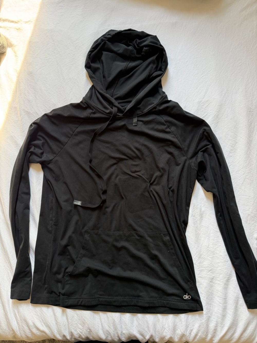 Alo Black conquer hoodie